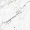Bianco Carrara porcelain slab with continuous pattern