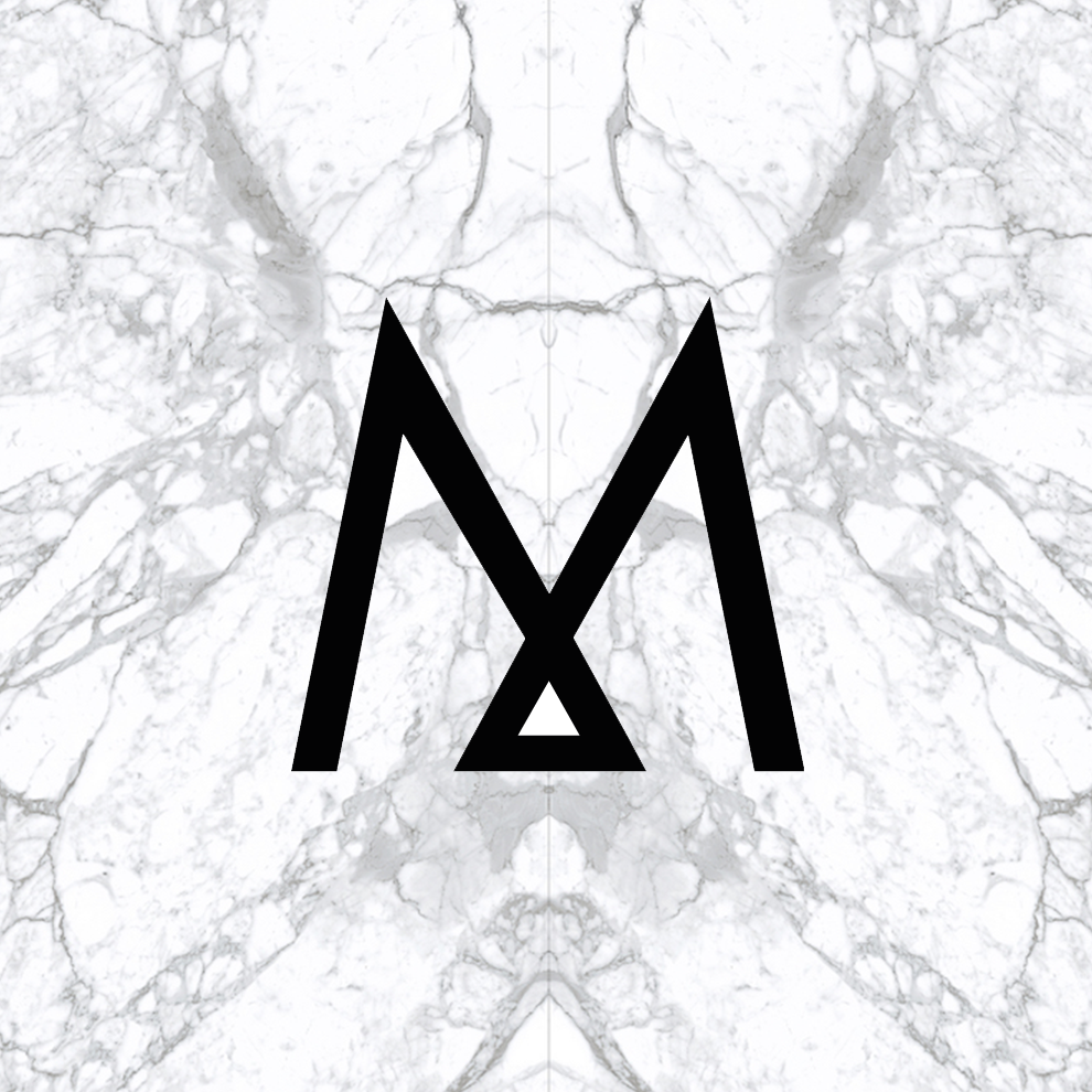 M logo with marble background3